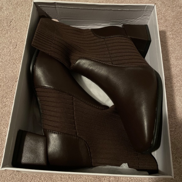New Shein sock boots brown size 38 - Picture 5 of 6